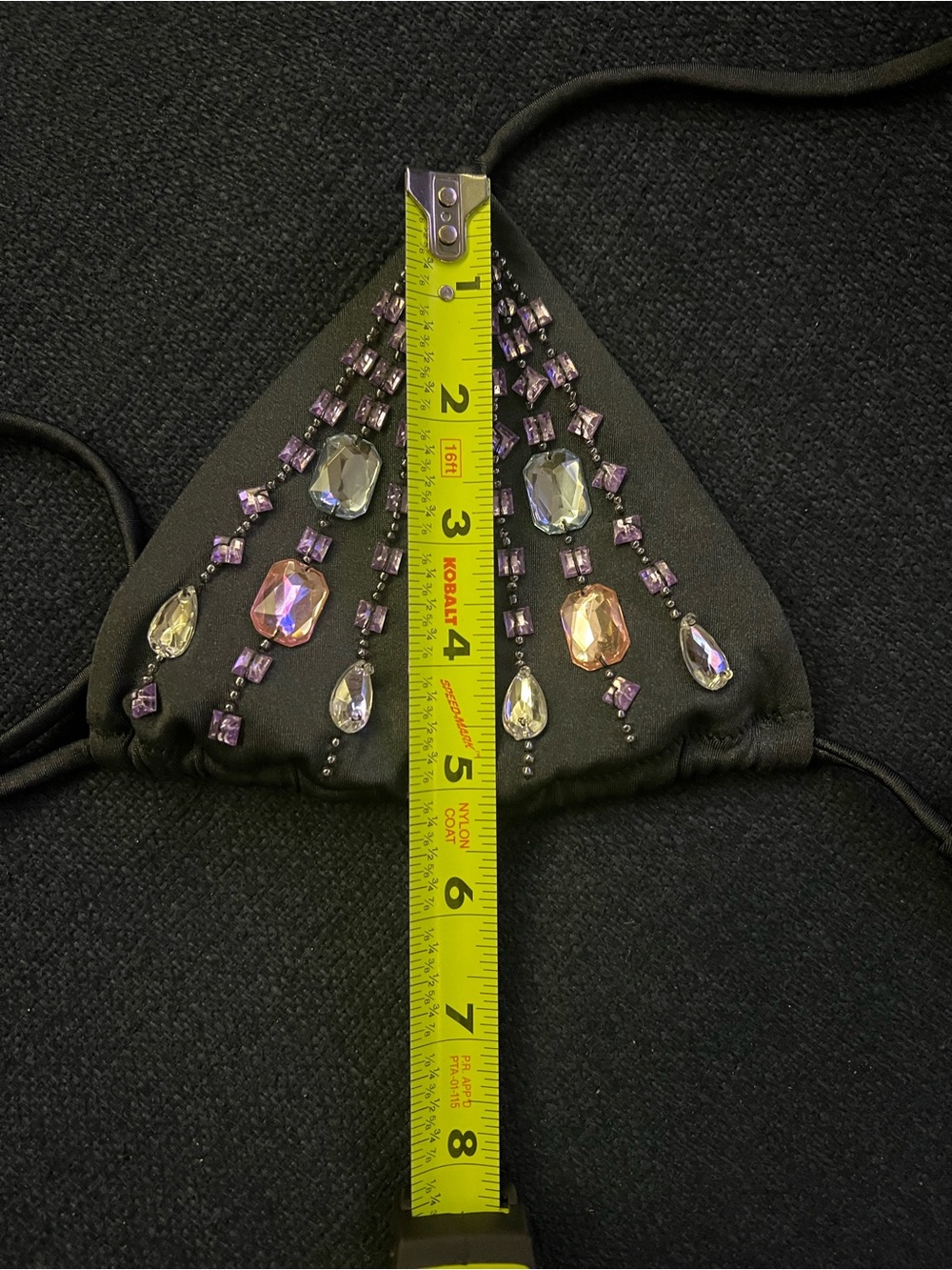 Embellished Triangle Bikini Set - Picture 8 of 8